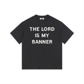 The Lord is My Banner Black Tee