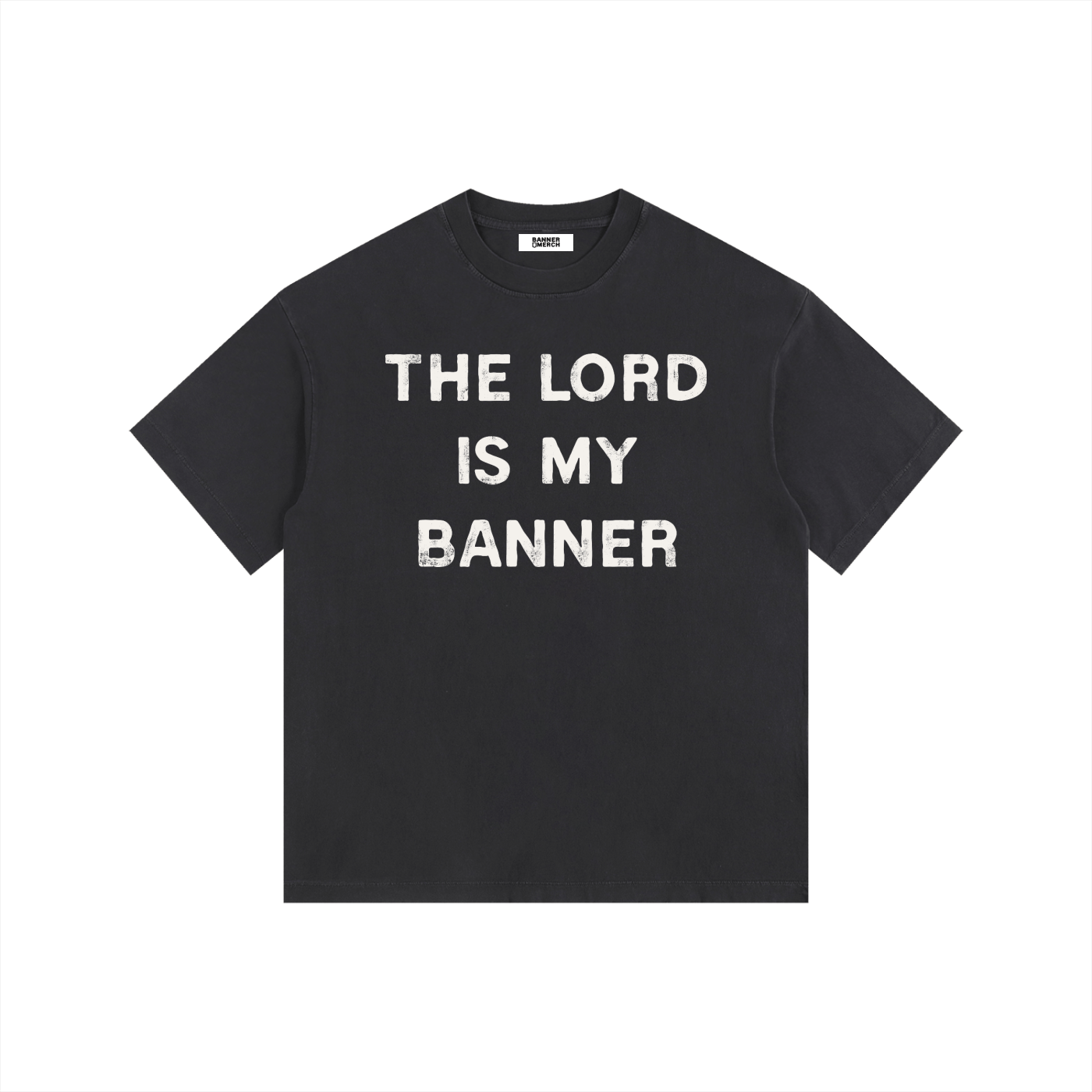The Lord is My Banner Black Tee