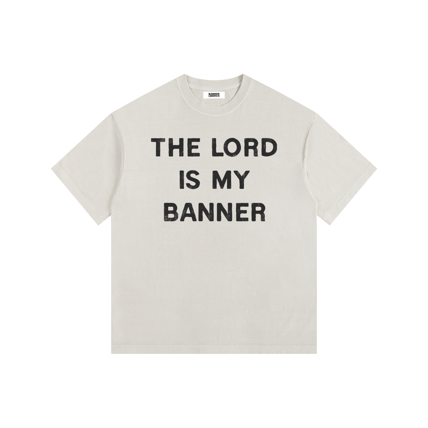The Lord is My Banner White Tee