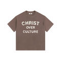 Christ Over Culture Brown Tee