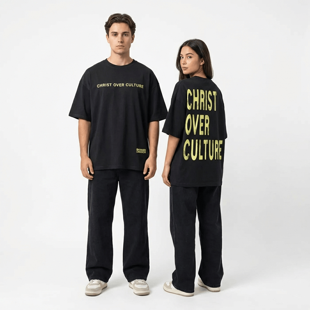 Christ Over Culture Black Tee
